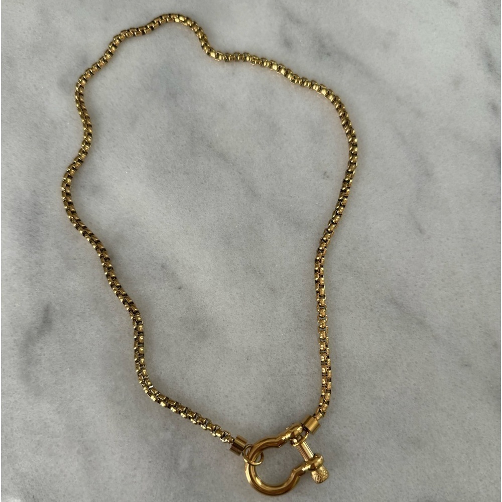 COPY - Gold Chunky Horse Bit Chain Necklace
Brand New - Picture 2 of 4